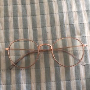 Fake round glasses